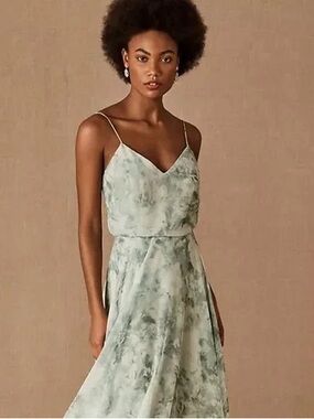Jenny Yoo | Dresses | Jenny Yoo Dahlia Gemma Satin Burnout Gown Size 2 |  Poshmark